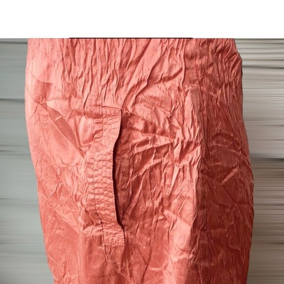 Calypso St. Barth Christiane Celle Silk Pink Flamingo A-line Cap Sleeves Dress S - Picture 6 of 8